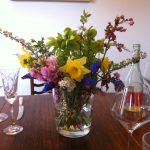 handmade Easter flower displays