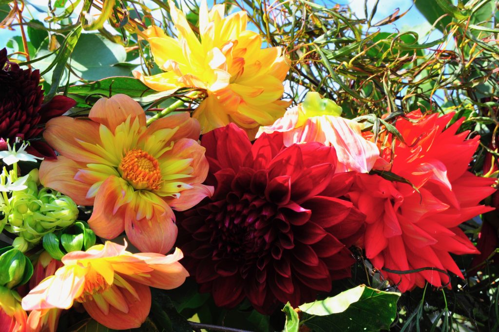 september christening flowers