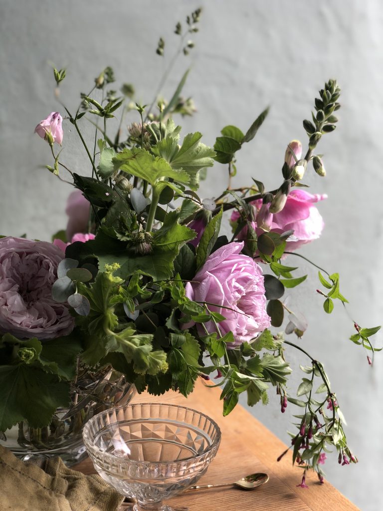 what's in bloom in june? june centrepiece