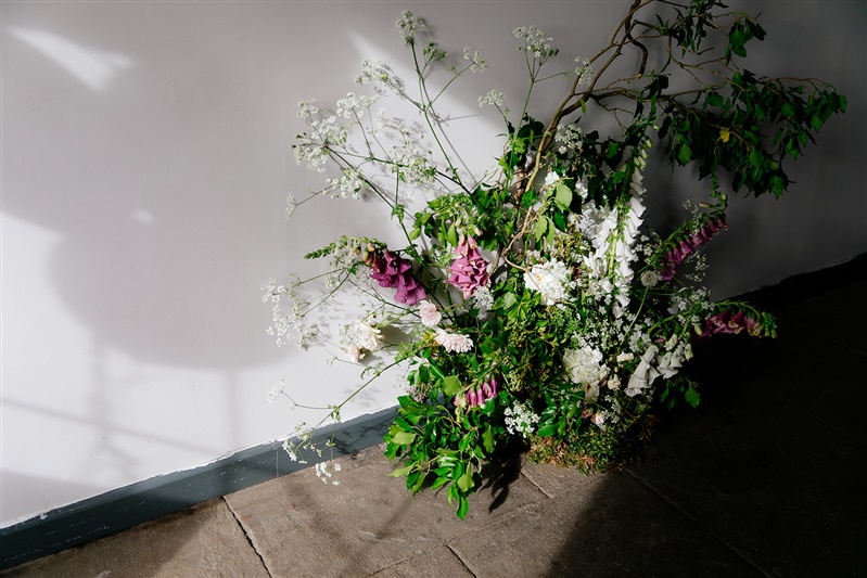 northern monk wedding ethical floristry