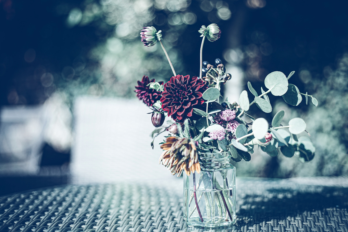 jam jar floral arrangements september wedding