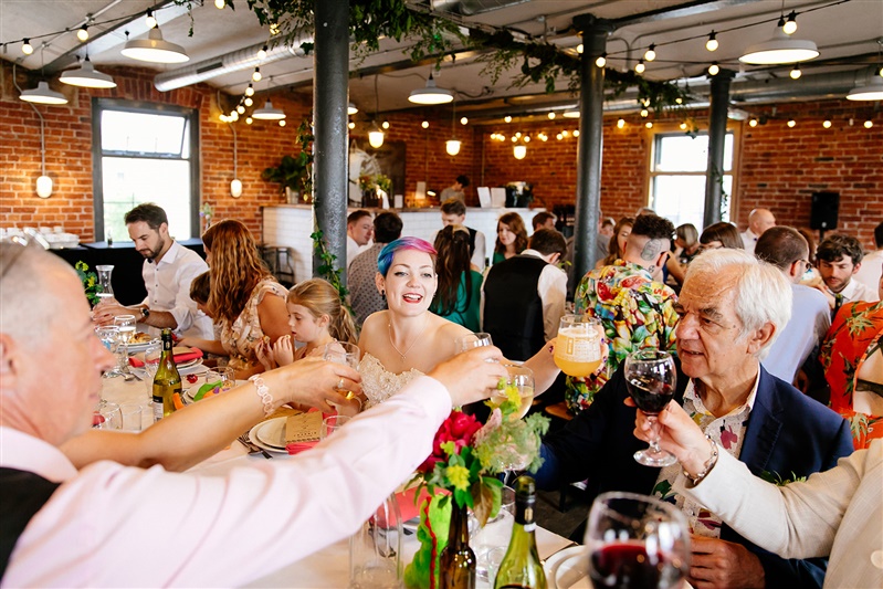 northern monk wedding - sustainable floristry